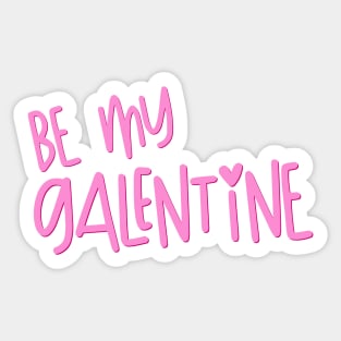 Be My Galentine BFF Valentine’s Day Card Sticker Sticker